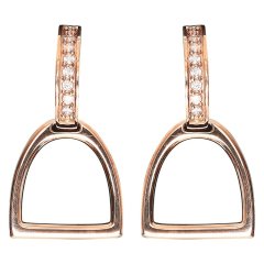 Náušnice HV POLO Lotta Třmeny Rose Gold