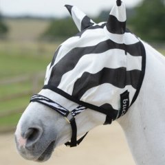 Maska proti mouchám Bucas Buzz-Off Zebra