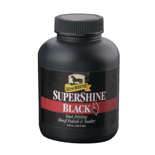 Absorbine SuperShine lesk na kopyta 236ml - Barva: Černá