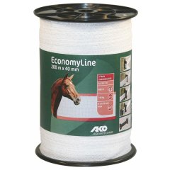 Ohradníková páska AKO Eco 4cm 200m bílá