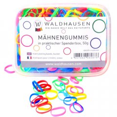Gumičky do hřívy Waldhausen různobarevné 50g